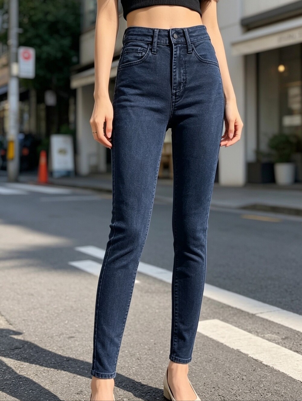 Levi’s Black High Rise Skinny Jeans Size 25 Stretch Denim Women’s Ankle Jeans